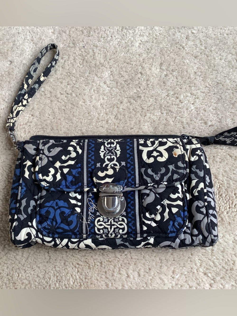 Vera Bradley wristlet/wallet  Some stains